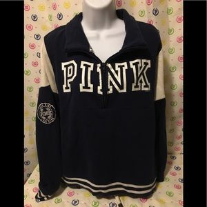 Victoria secret pink half zip